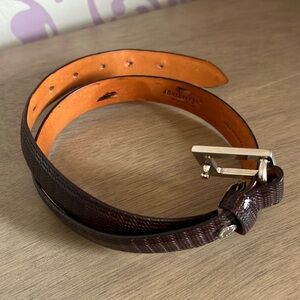 Vintage Burberry Belt Size S Brown